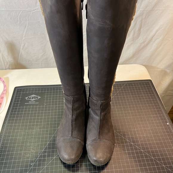 VGUC El Naturalista lined leather boots size 39 - Picture 1 of 7